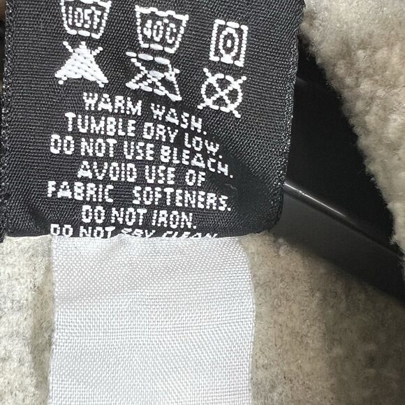 Vintage Birkenstock Employee Jacket Uniform Worker Fleece Polartec Women’s Large - Picture 14 of 14